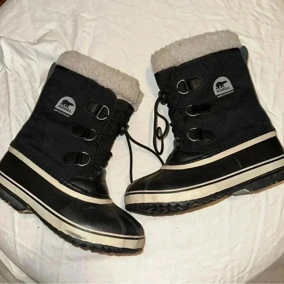 SOREL Waterproof Winter Snow Boots Size 5 - Picture 1 of 6